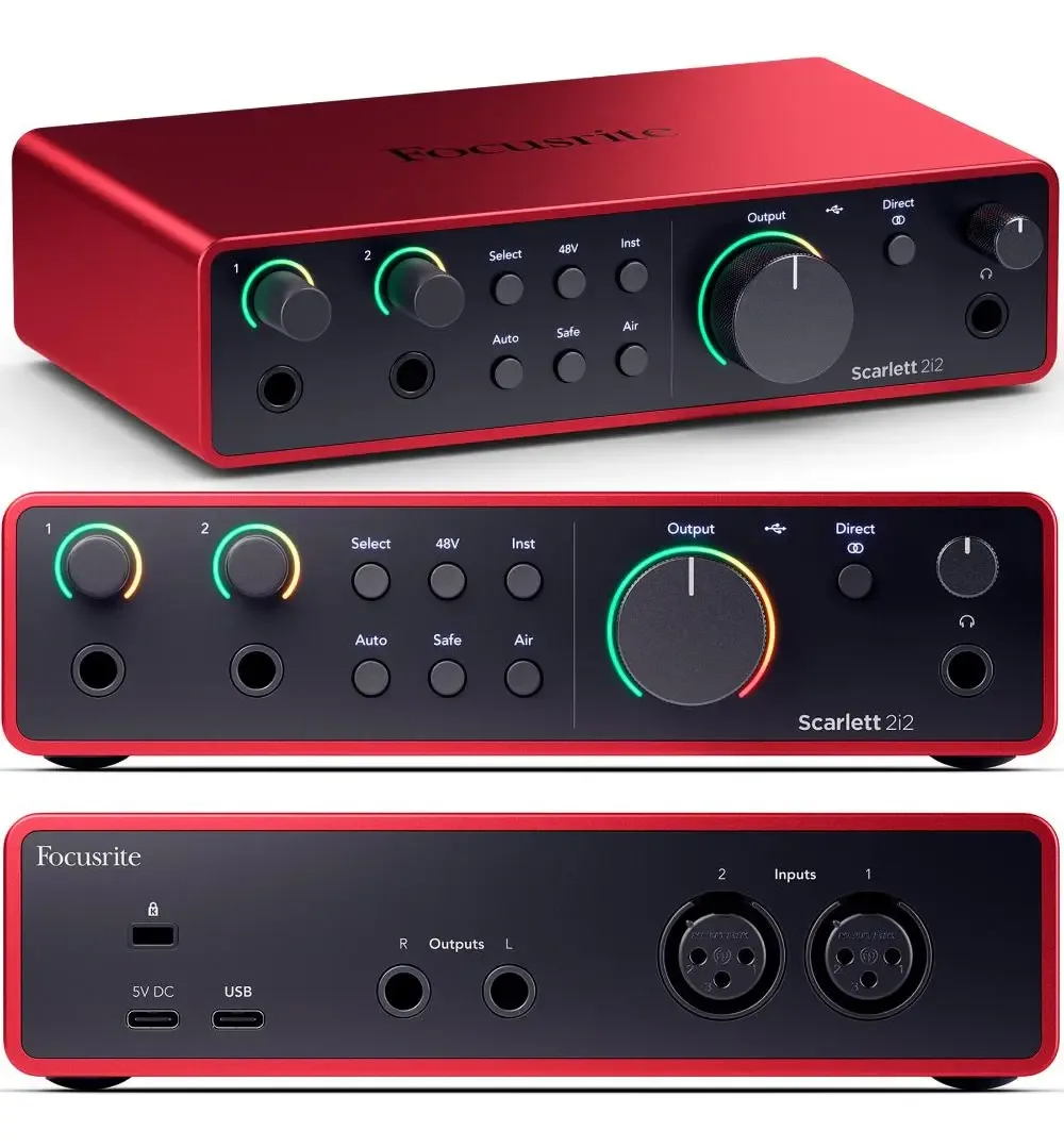 Focusrite Scarlett 2i2 4th Gen: produto selecionado pelo Vetor