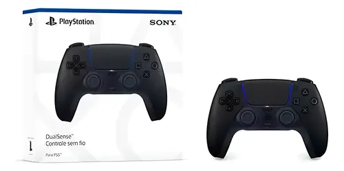 Controle Joystick Sem Fio Sony PlayStation 5 DualSense Midnight Black