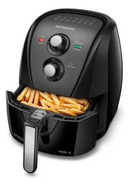 Fritadeira Sem Óleo Air Fryer Mondial Family Inox 4L AFN-40-BI