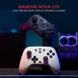 Controle Gamesir Nova Lite Hall Effect Bluetooth Switch Pc Cor Preto Translúcido